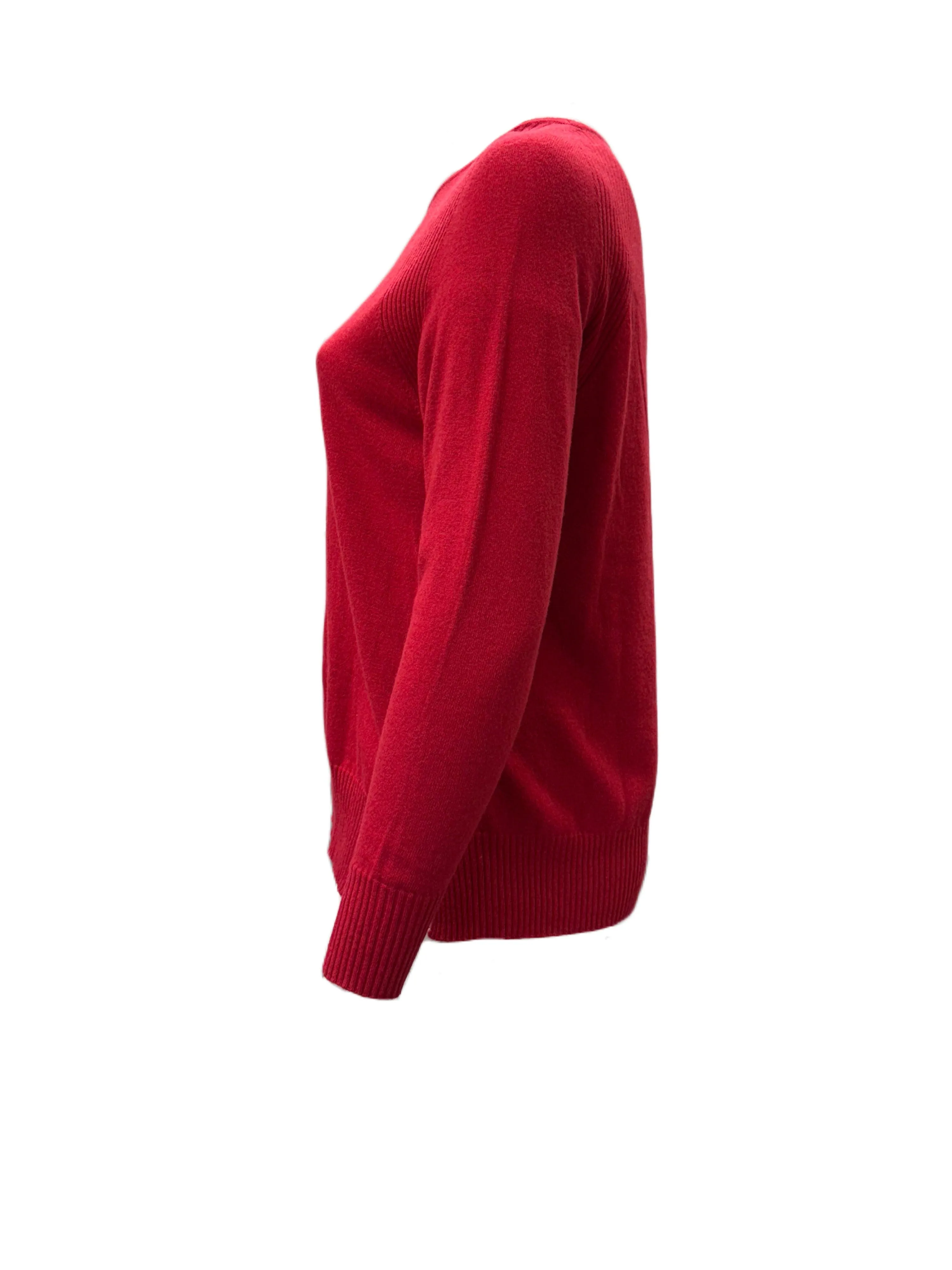 Marina Rinaldi Women's Red Acropoli Pullover Sweater NWT