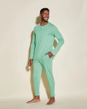 Men's Henley & Jogger Pajama Set