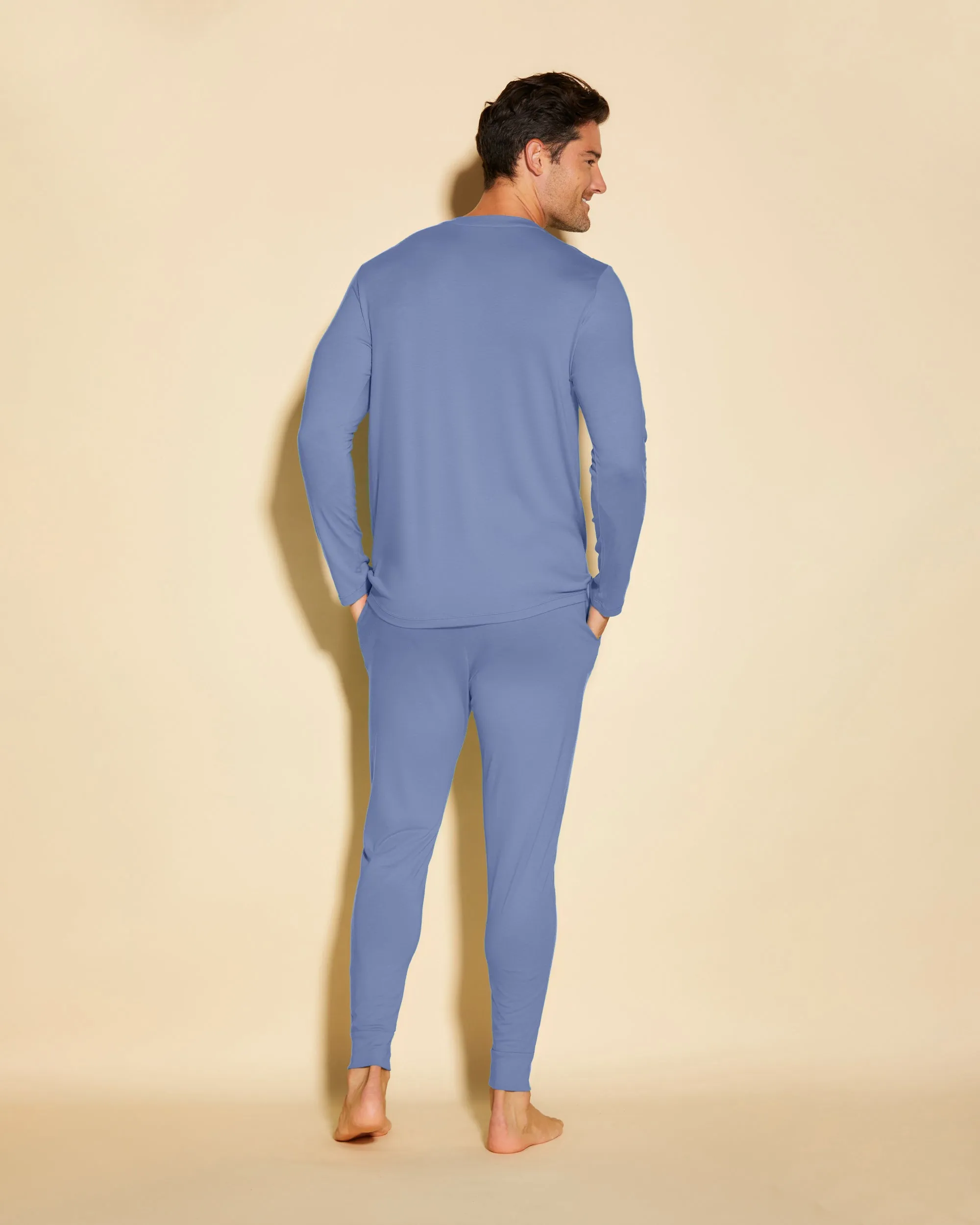 Men's Henley & Jogger Pajama Set