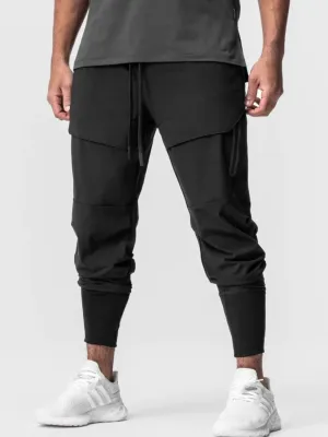 Men's Plus Size Athletic Jogger Pants with Adjustable Drawstring