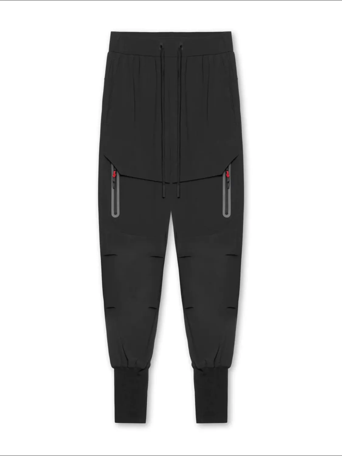 Men's Plus Size Athletic Jogger Pants with Adjustable Drawstring