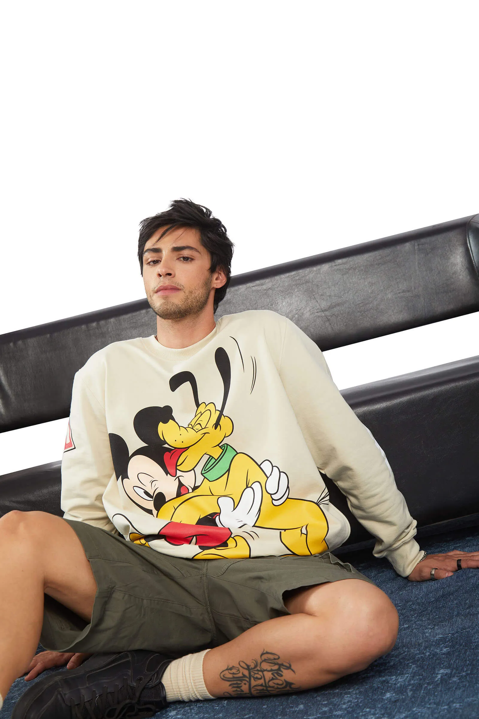 Mickey & Pluto Oversized Sweatshirt