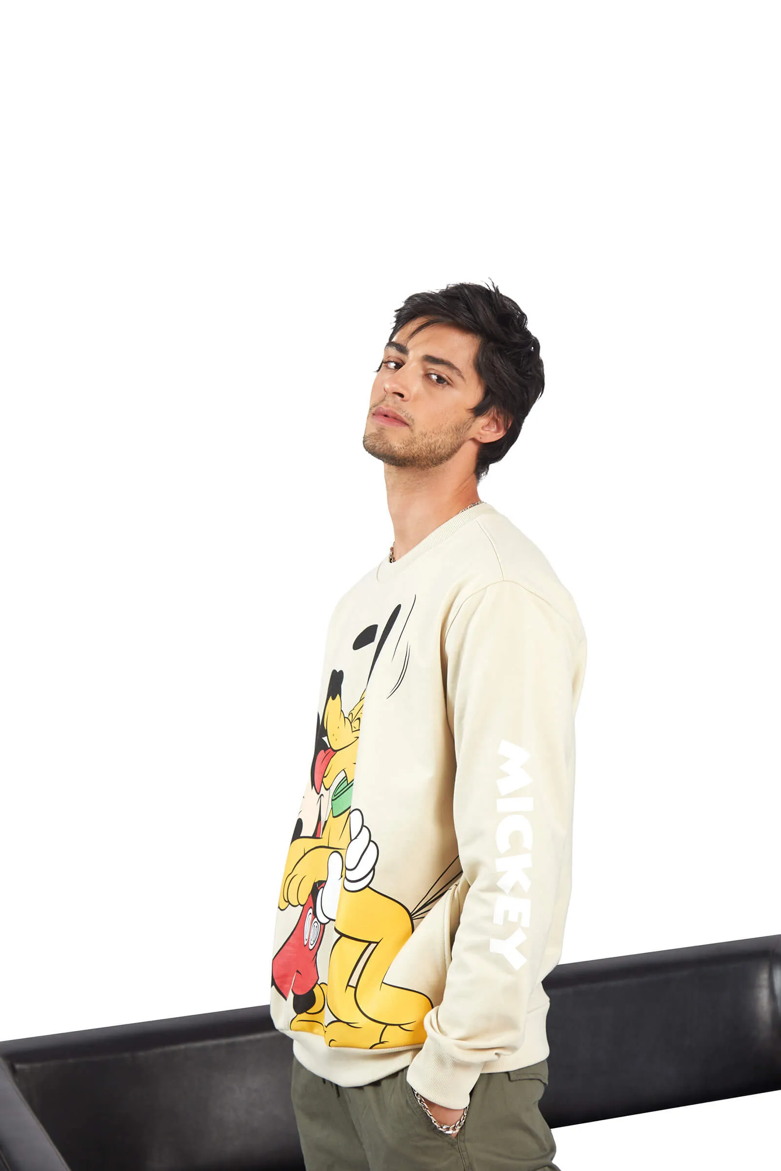Mickey & Pluto Oversized Sweatshirt