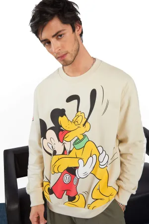 Mickey & Pluto Oversized Sweatshirt