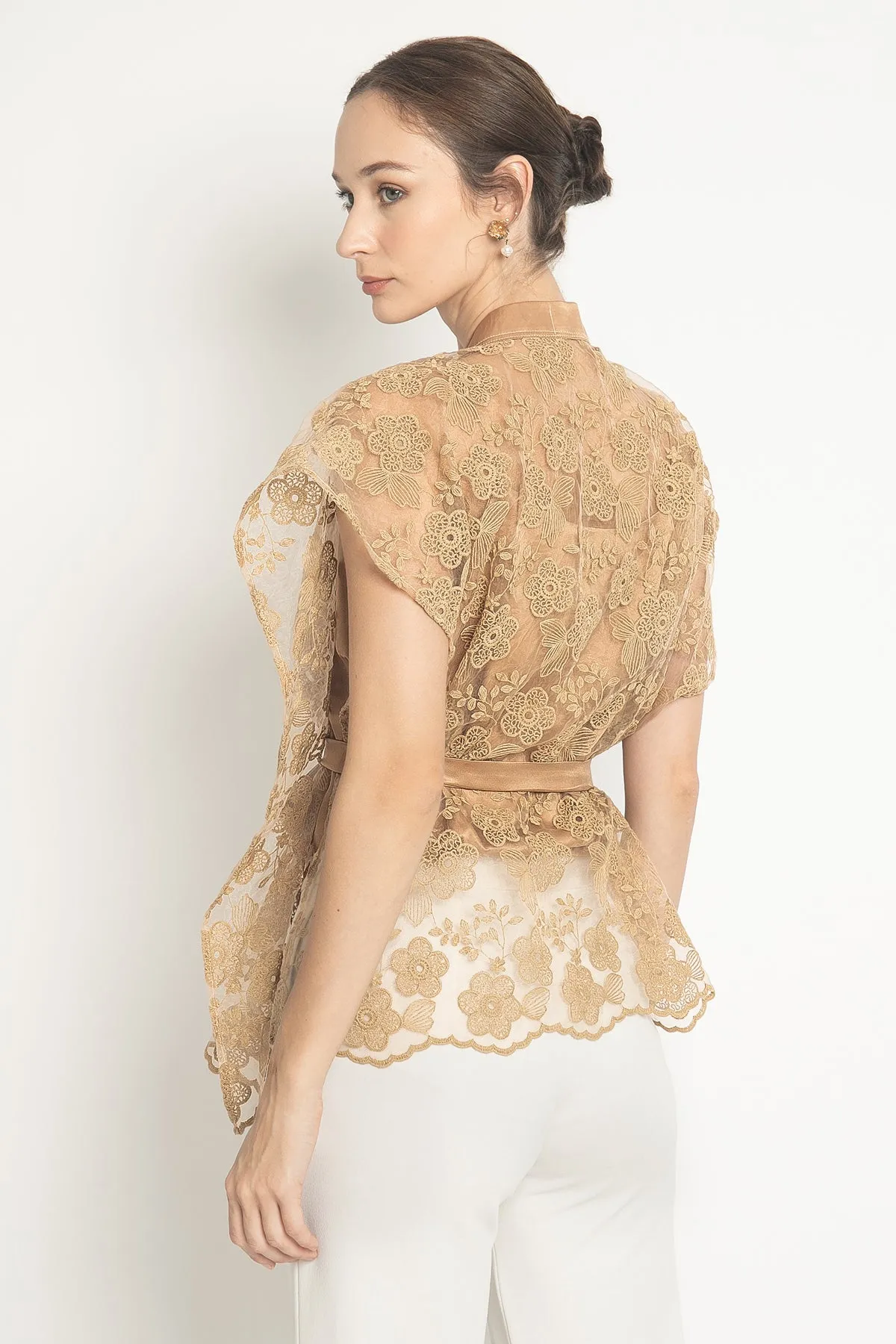 Mika Top in Brown