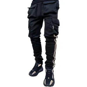 Modern Reflective Line Cargo Pants