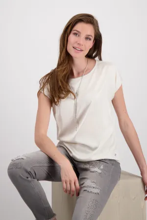 Monari Jersey Blouse with Embellishment M807008