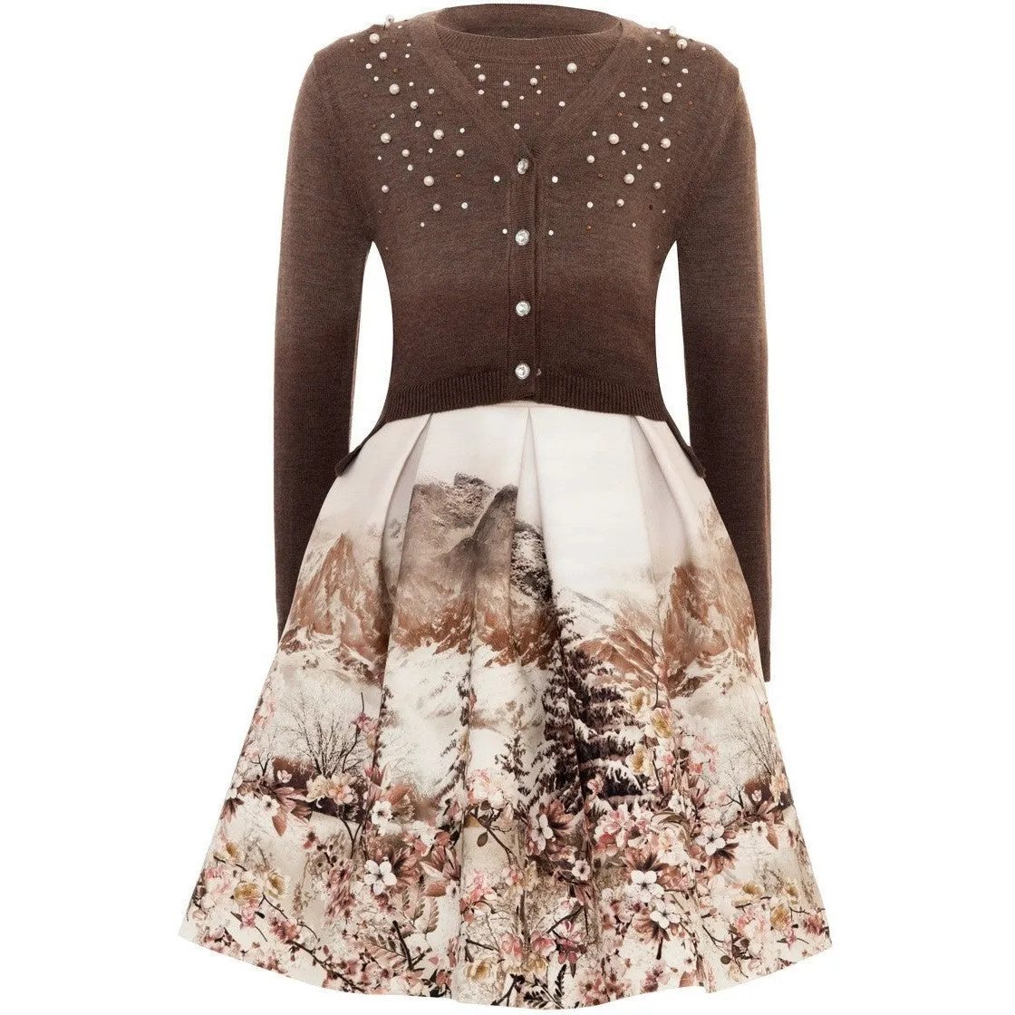 Monnalisa Jakioo - Girls Gonna Mountain Neoprene Skirt