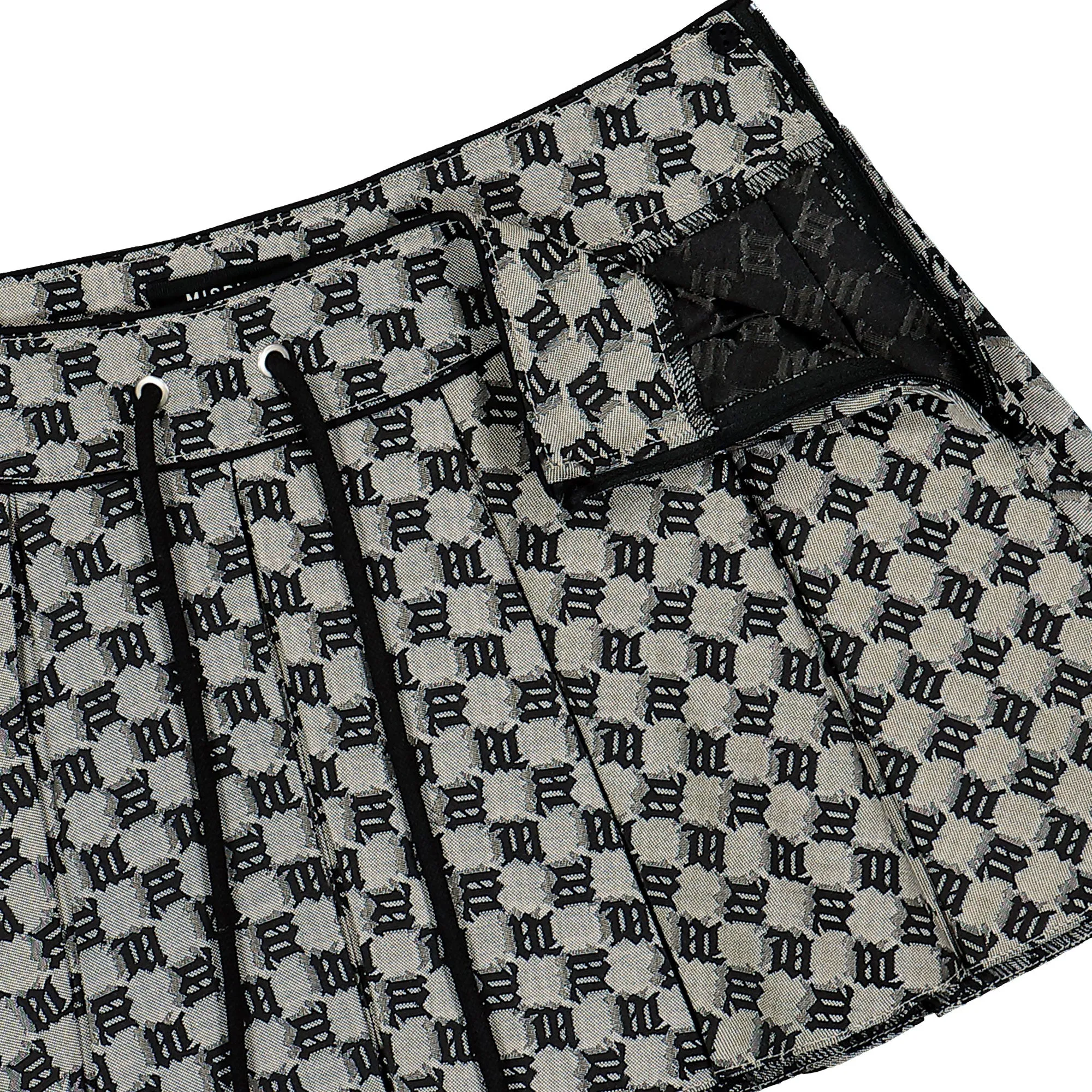 Monogram Jacquard Canvas Mini Skirt