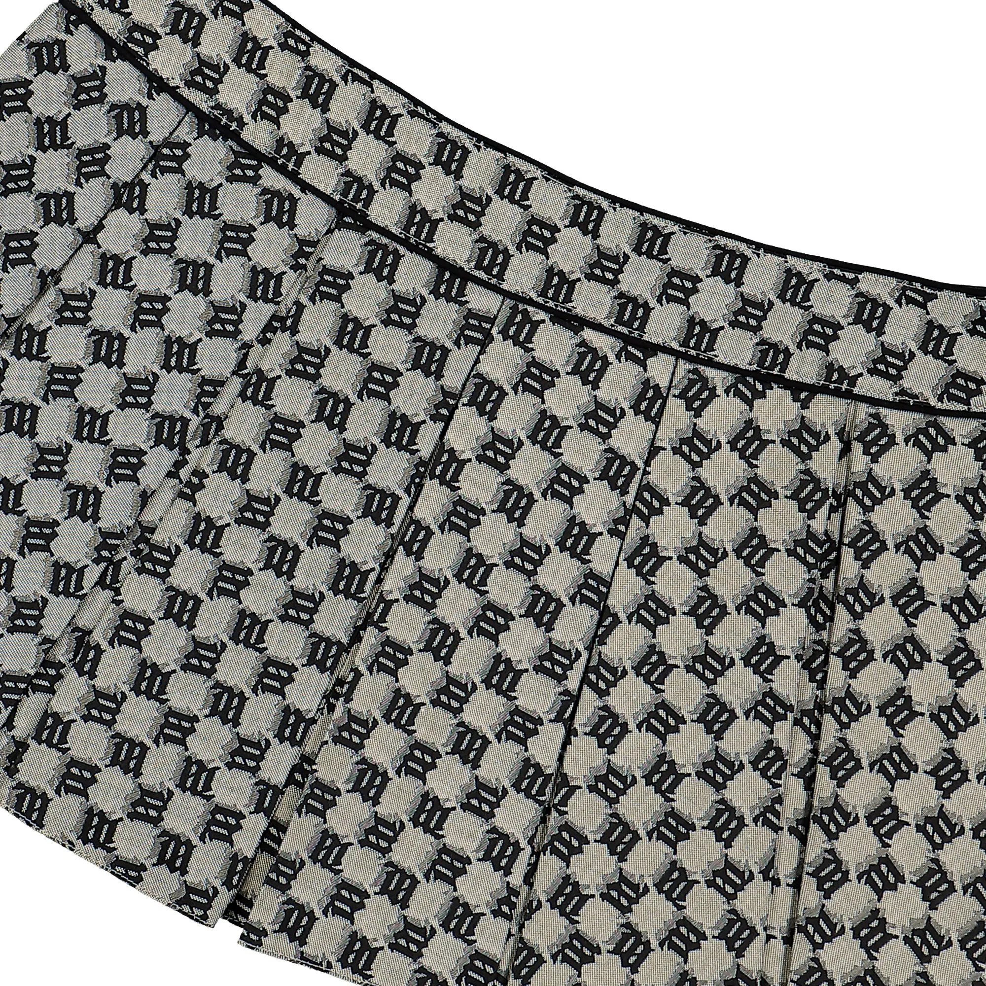 Monogram Jacquard Canvas Mini Skirt
