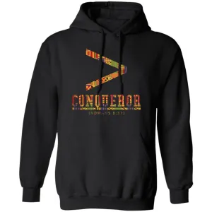 More Than More Than a Conqueror Black (Kente) Hoodie