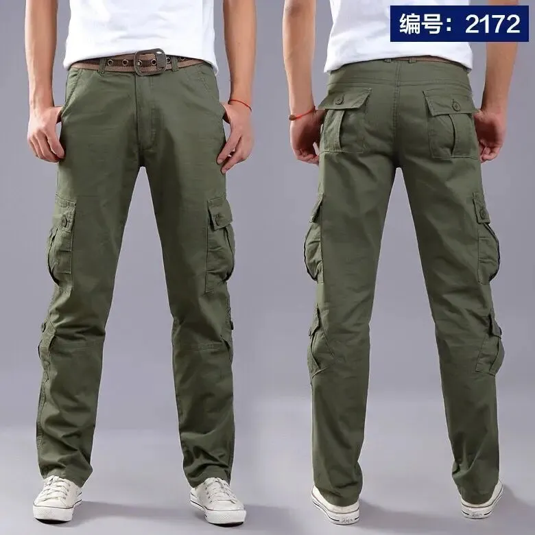 Multi-Pocket Men Pants