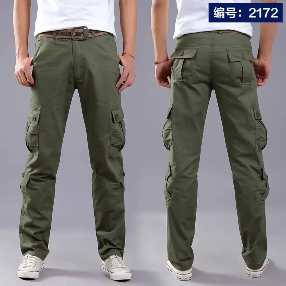 Multi-Pocket Men Pants