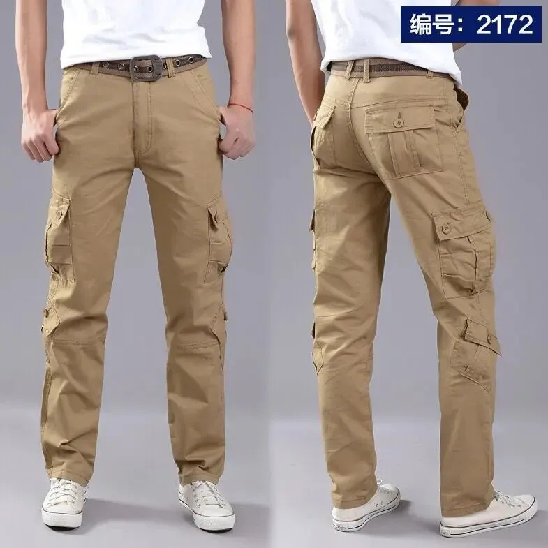 Multi-Pocket Men Pants