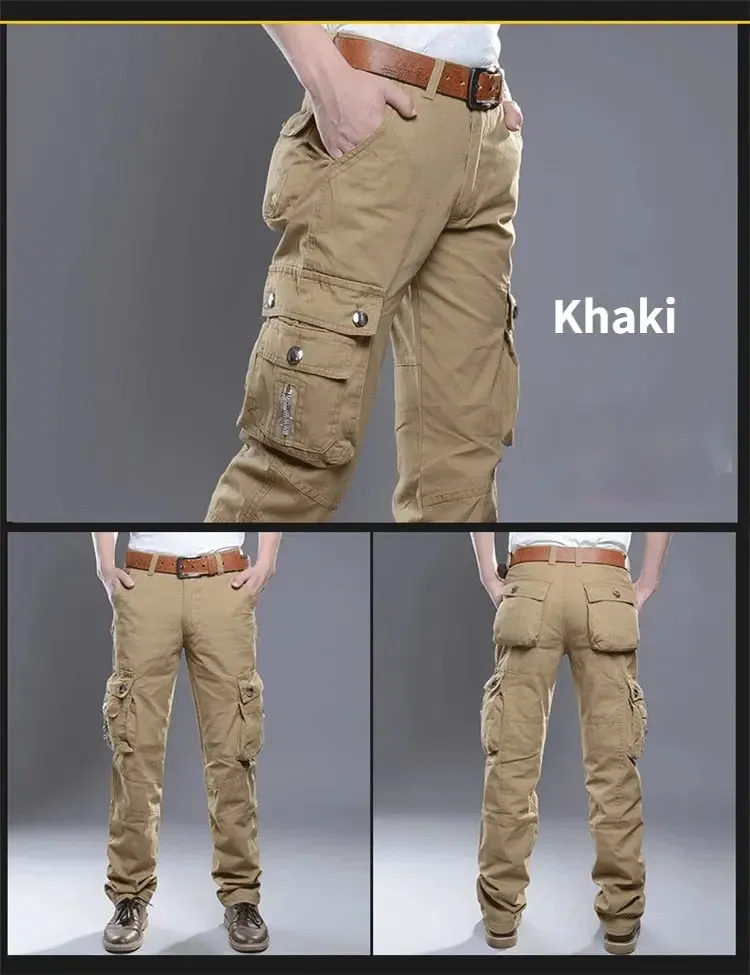 Multi-Pocket Men Pants