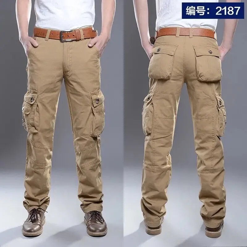 Multi-Pocket Men Pants