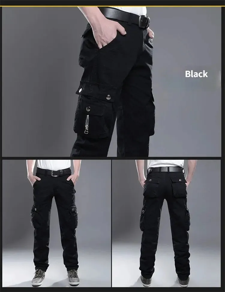 Multi-Pocket Men Pants