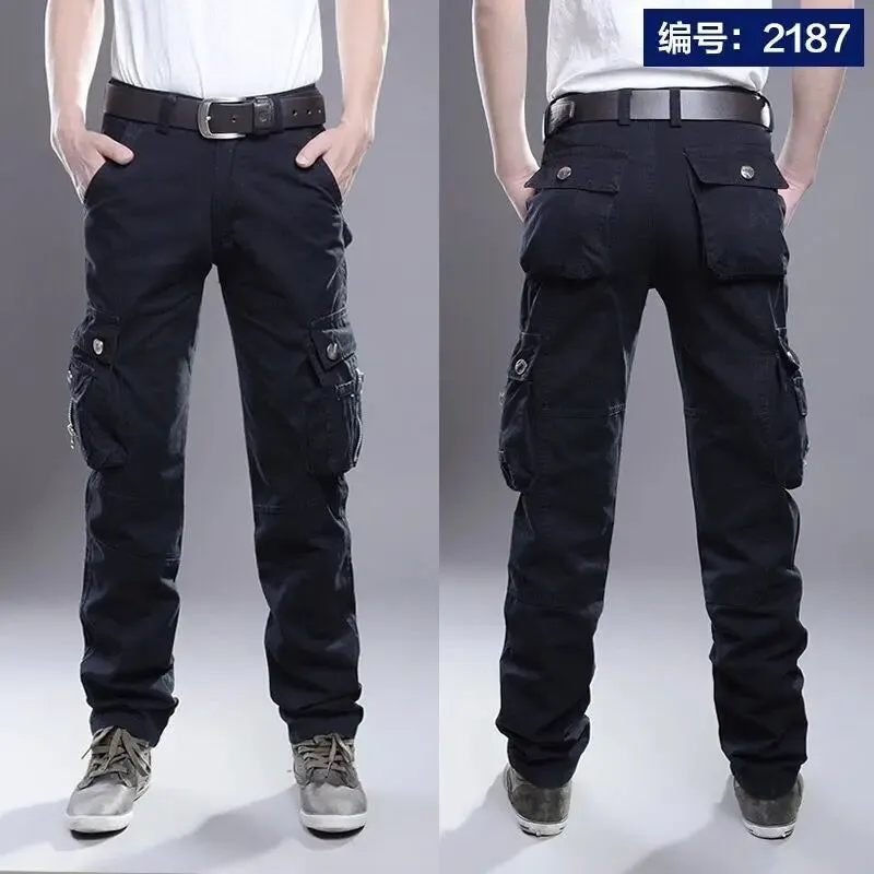 Multi-Pocket Men Pants