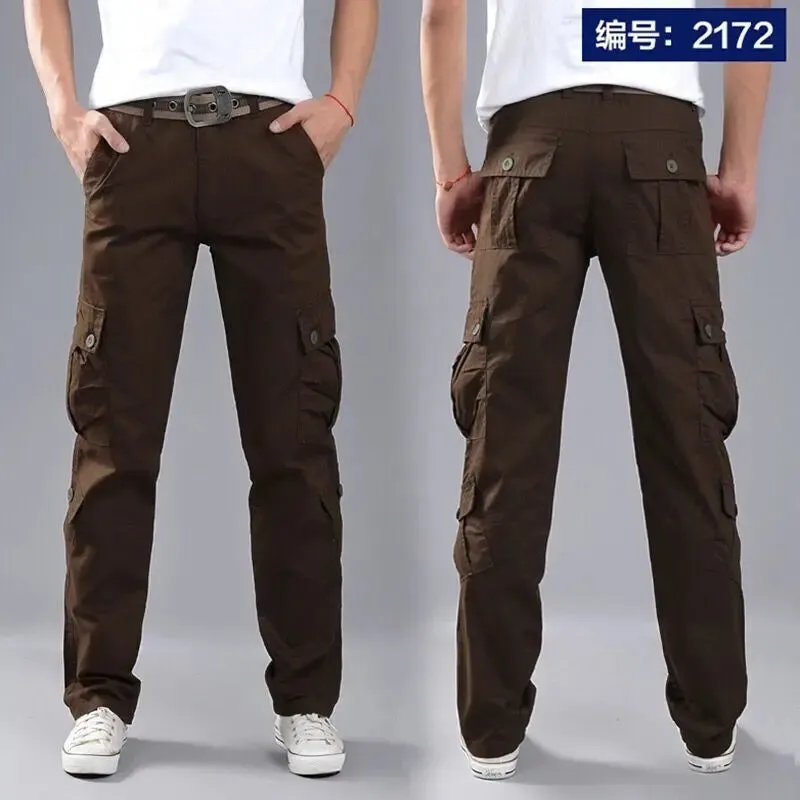 Multi-Pocket Men Pants