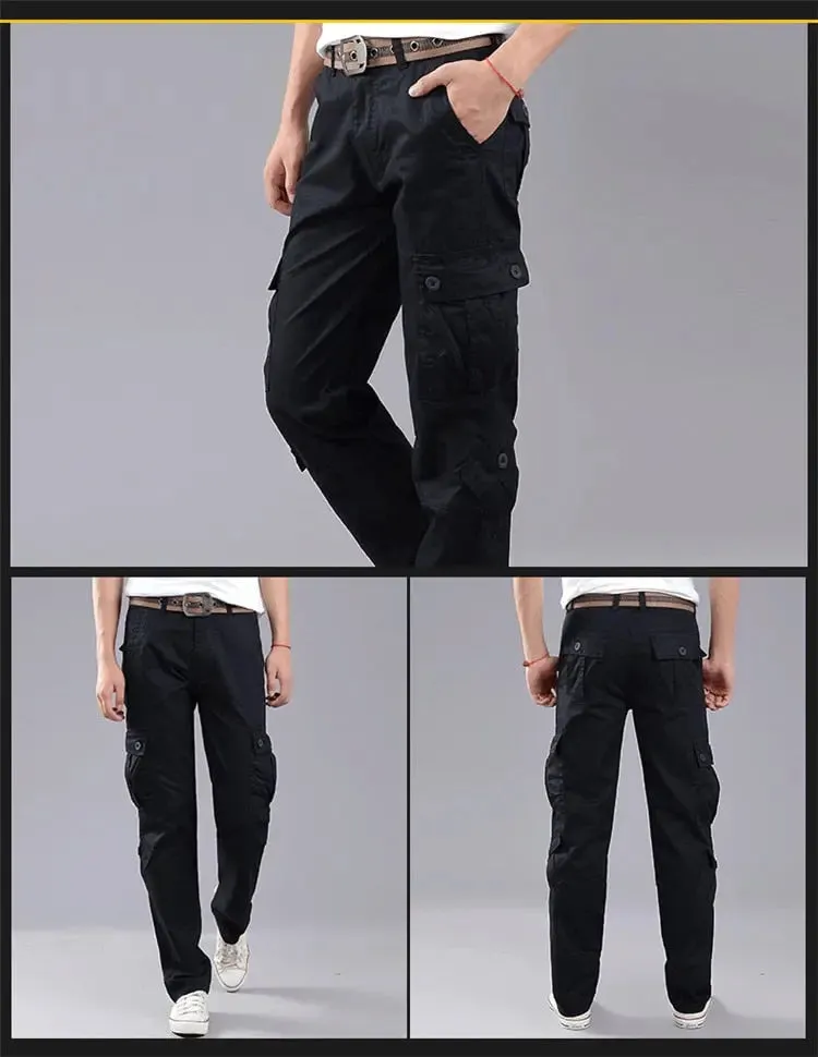 Multi-Pocket Men Pants