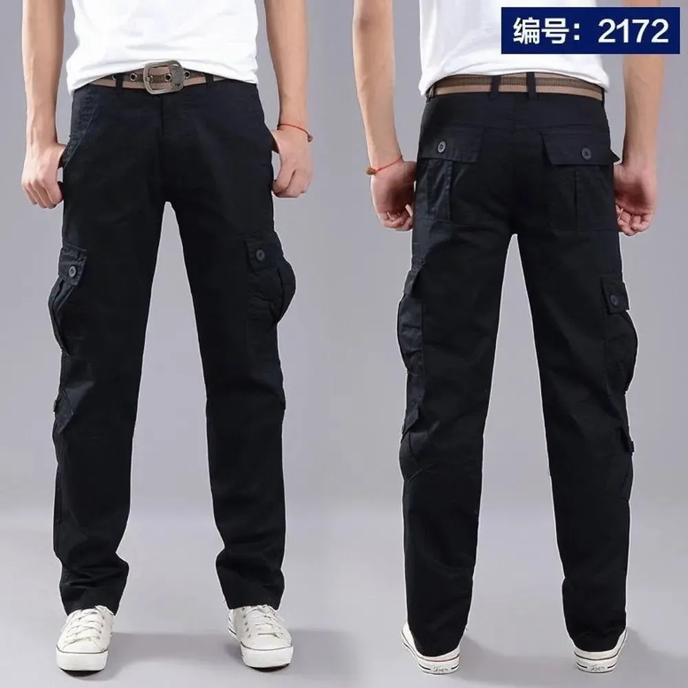 Multi-Pocket Men Pants