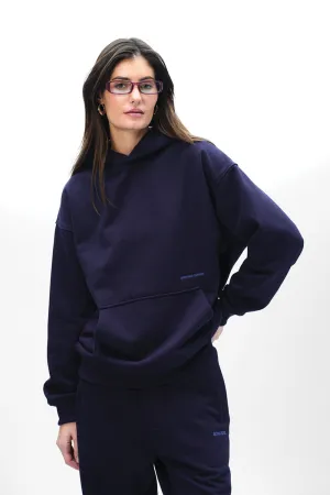 Navy Blue Wear A Hug Oversized Hoodie