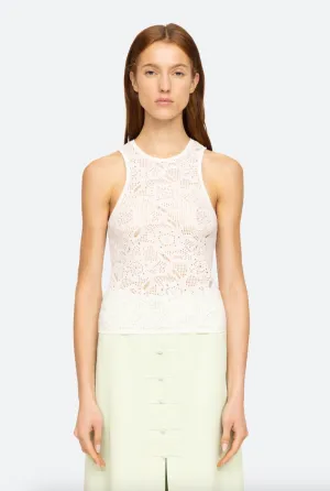 Nelle Lace Top - Cream