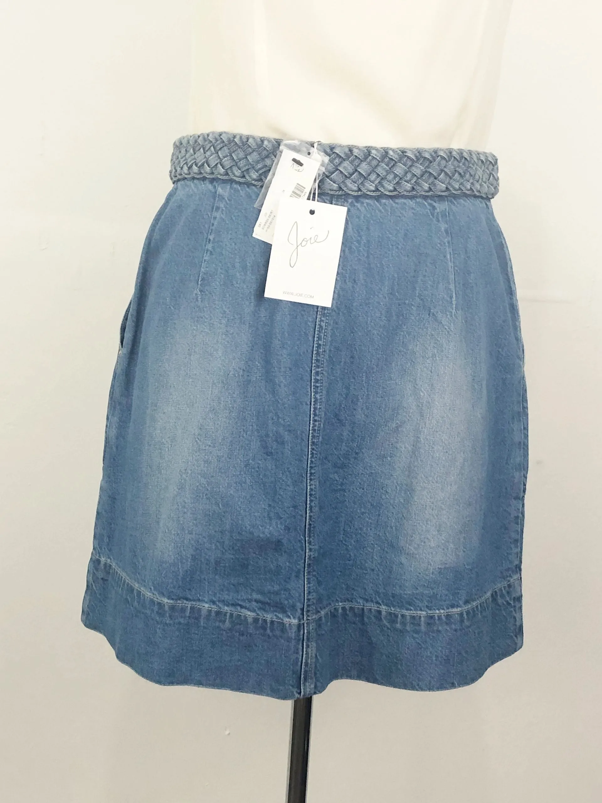 NEW Joie Denim Mini Skirt Size 26 (2 Us)