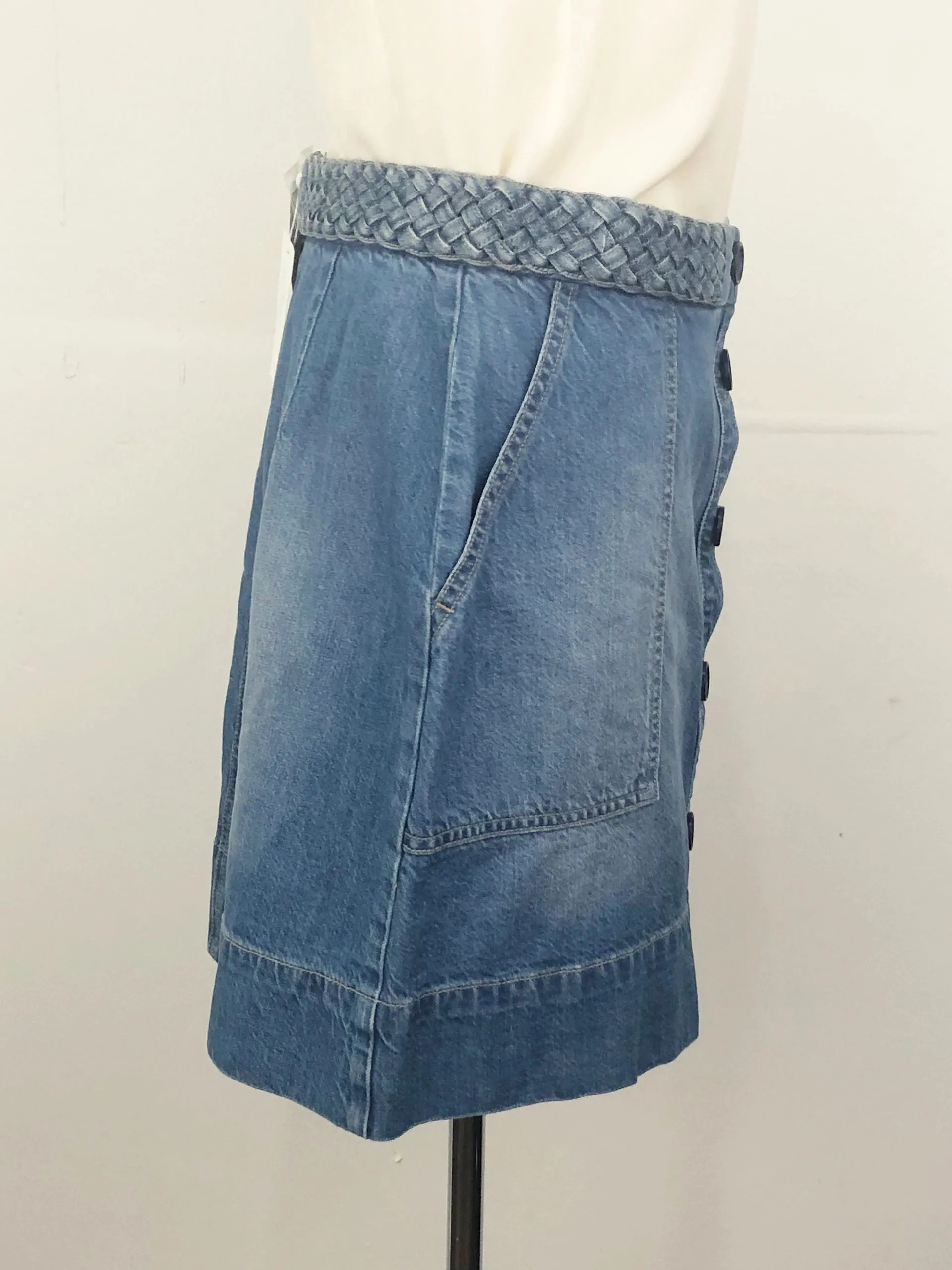 NEW Joie Denim Mini Skirt Size 26 (2 Us)