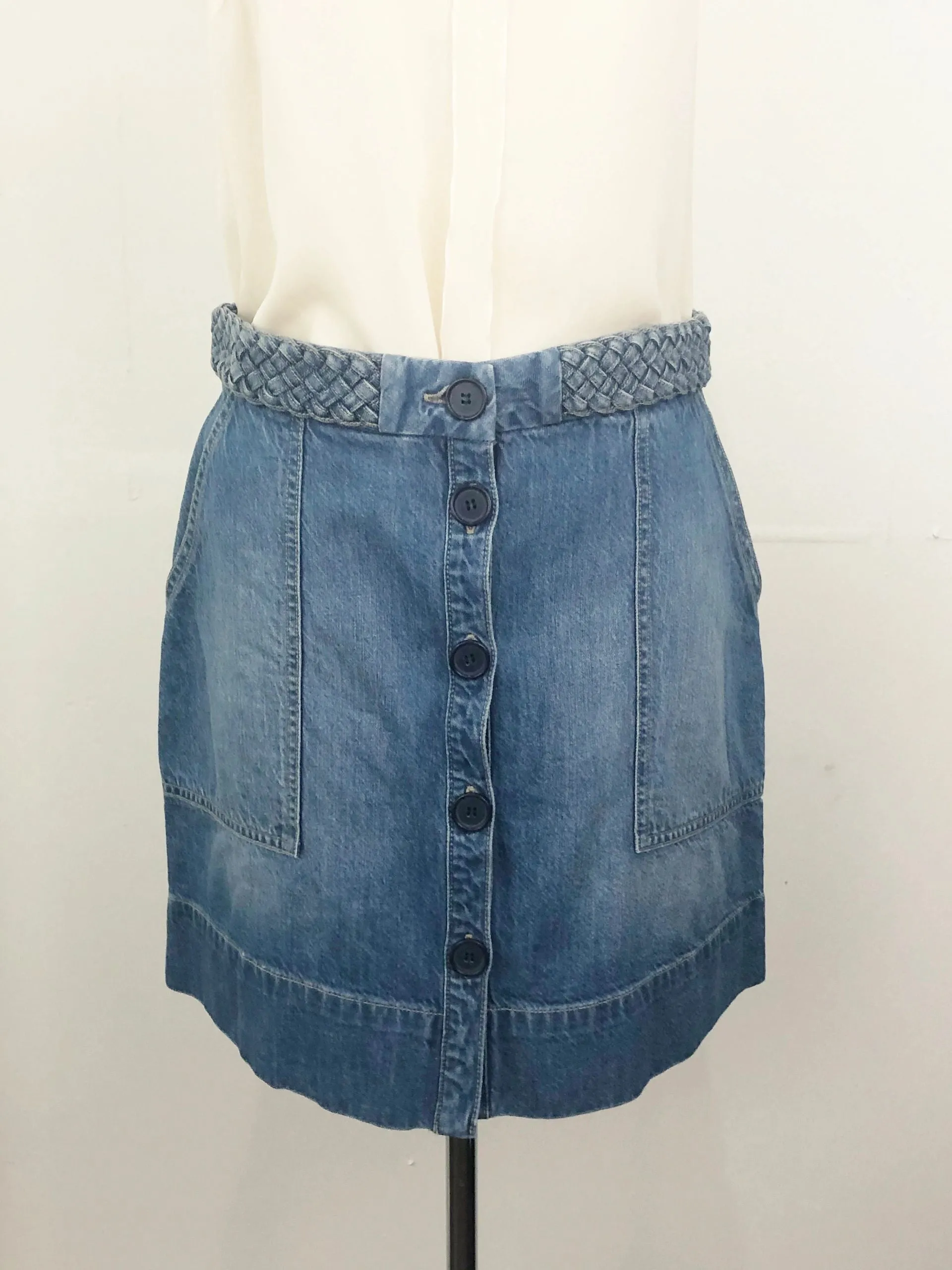 NEW Joie Denim Mini Skirt Size 26 (2 Us)