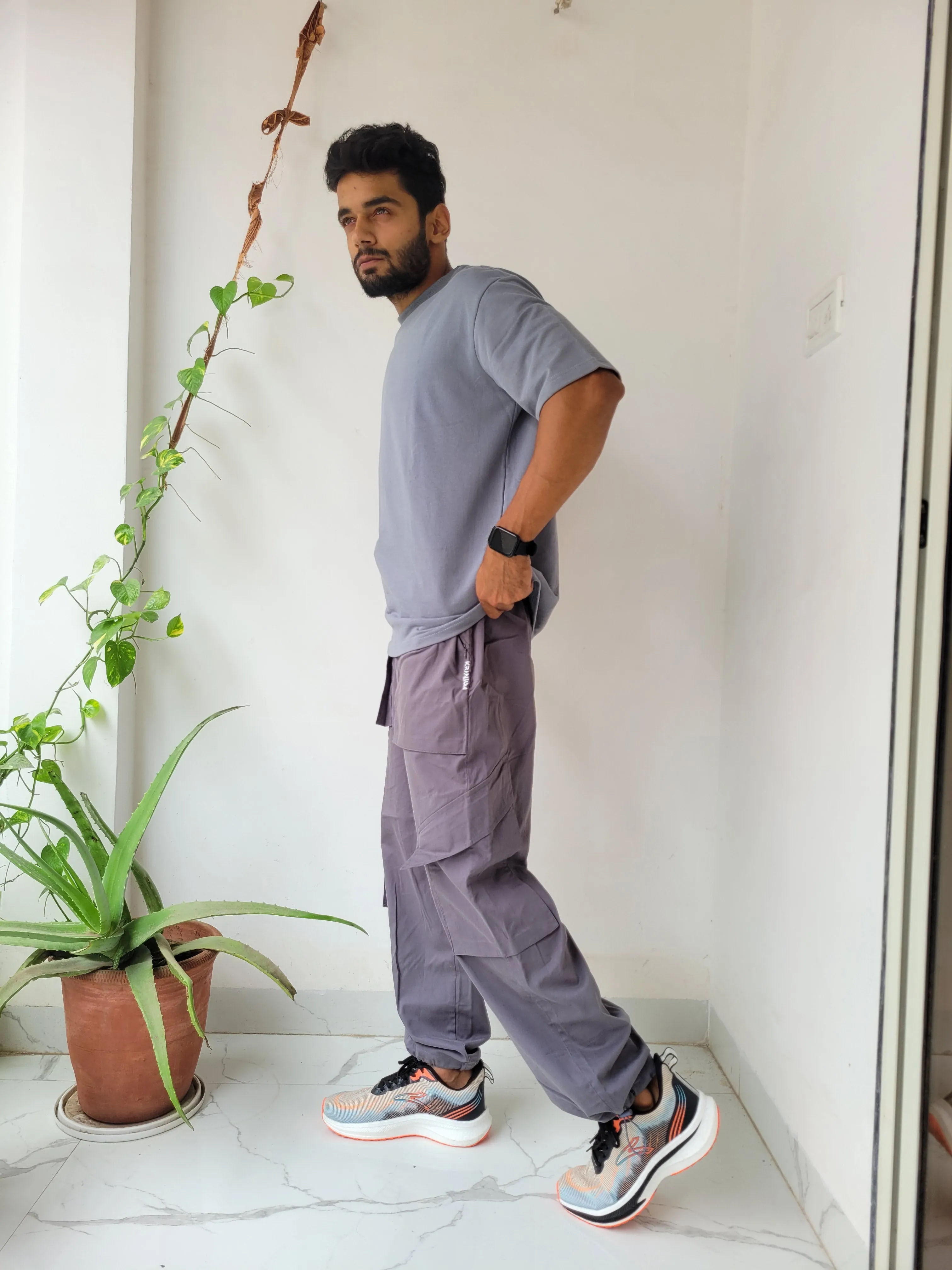 NOMAD Slate Grey Cargo Pants