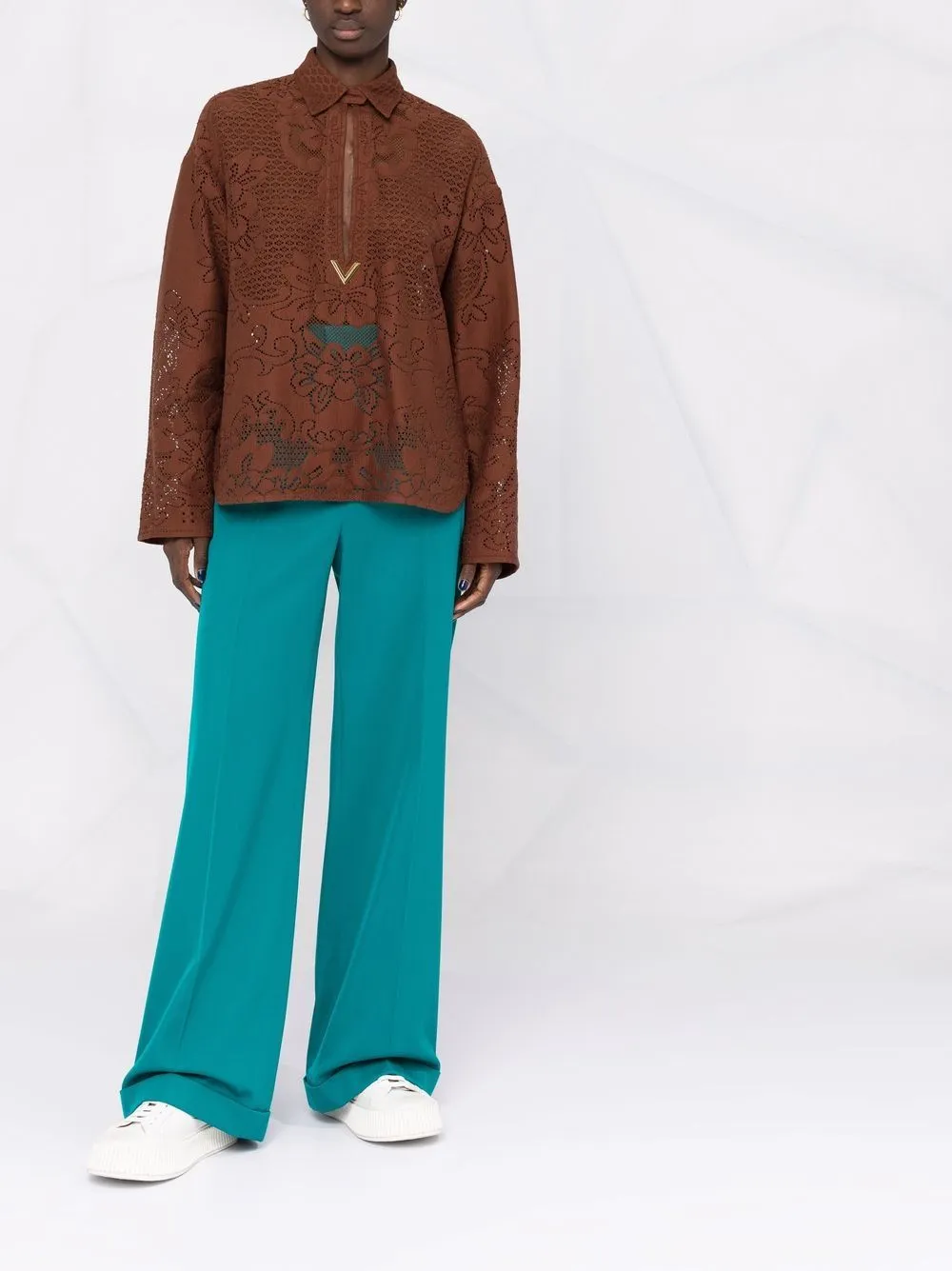 Peonies Blancket shirt