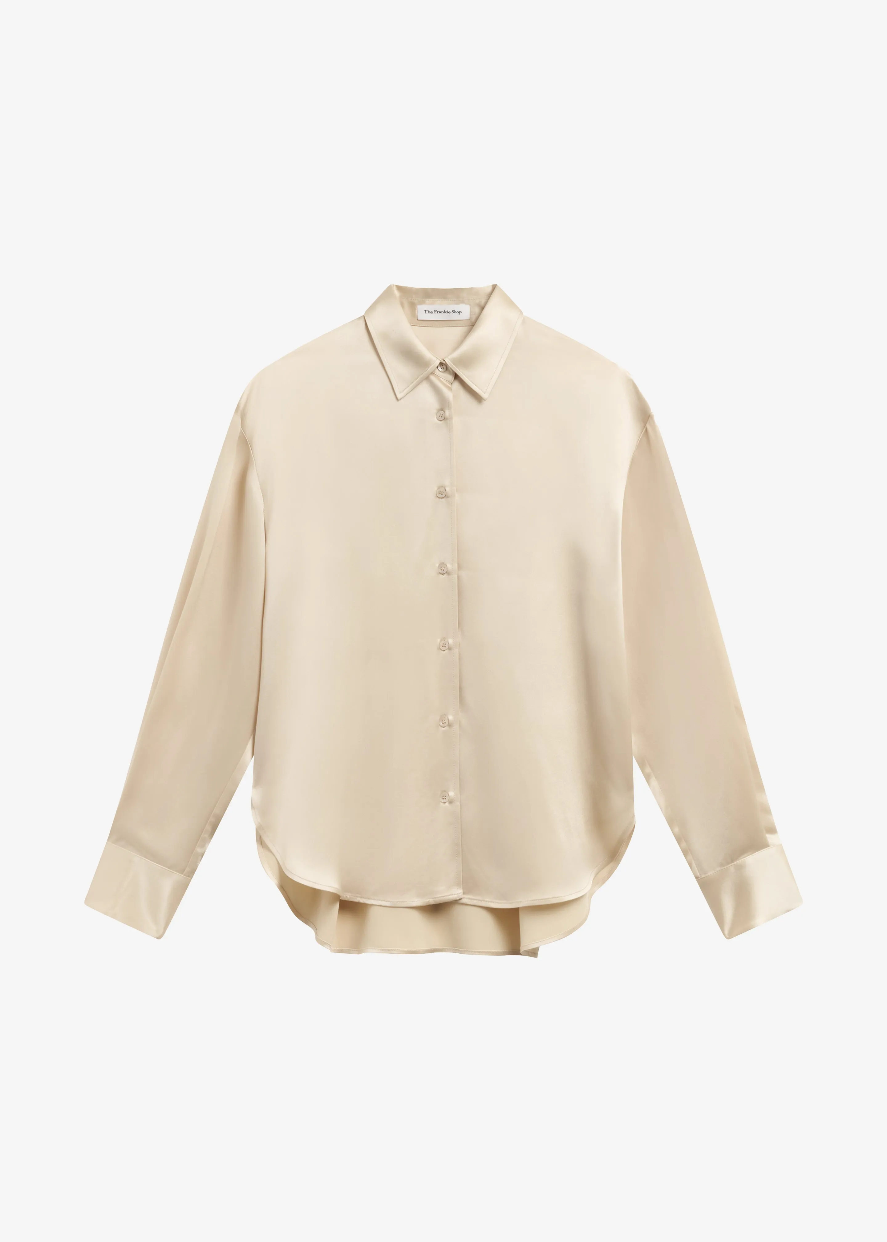 Peri Satin Shirt - Champagne