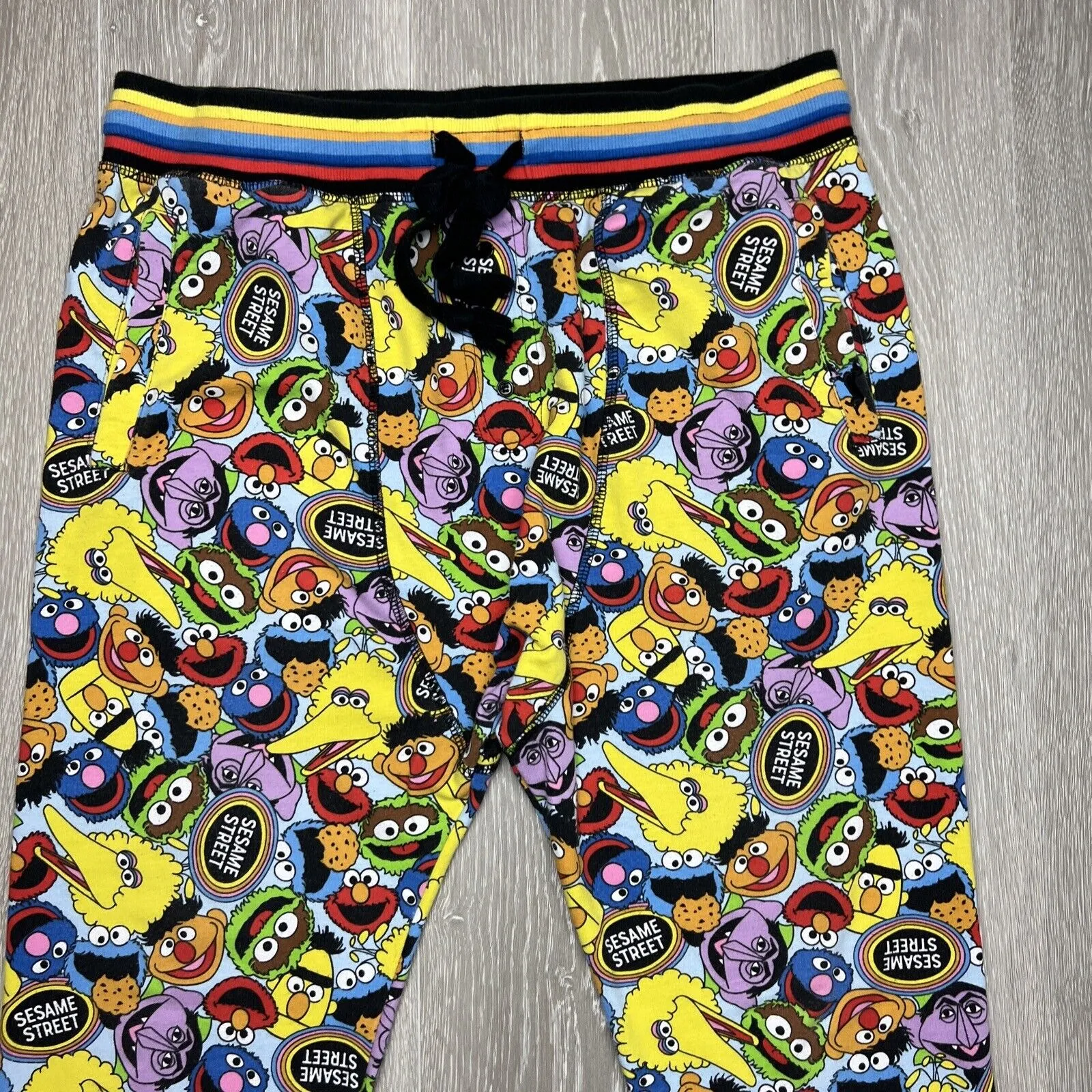 Peter Alexander Mens Sleep Pants Sesame Street Size Large