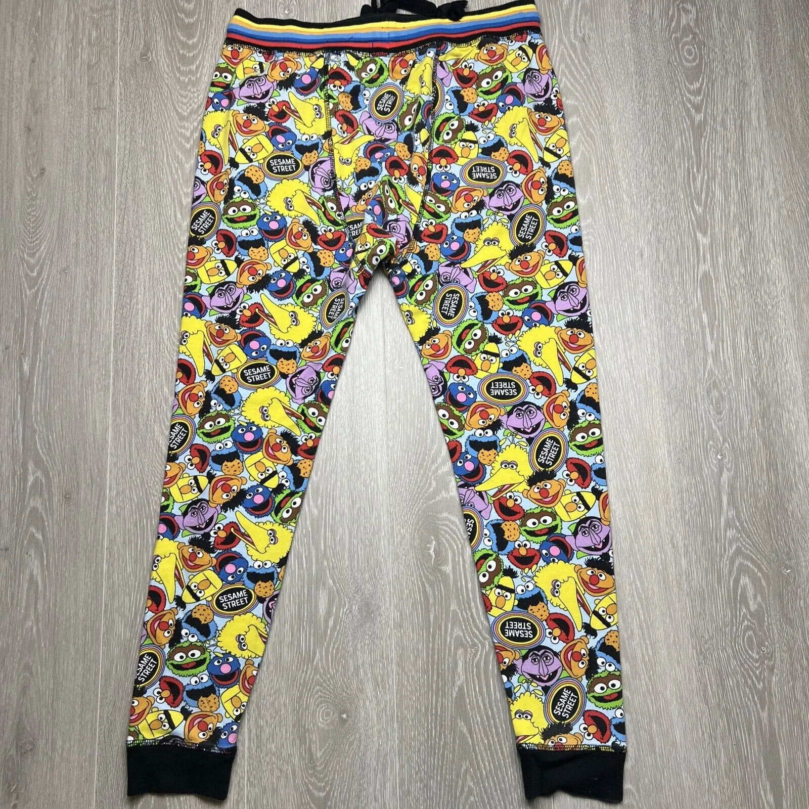 Peter Alexander Mens Sleep Pants Sesame Street Size Large