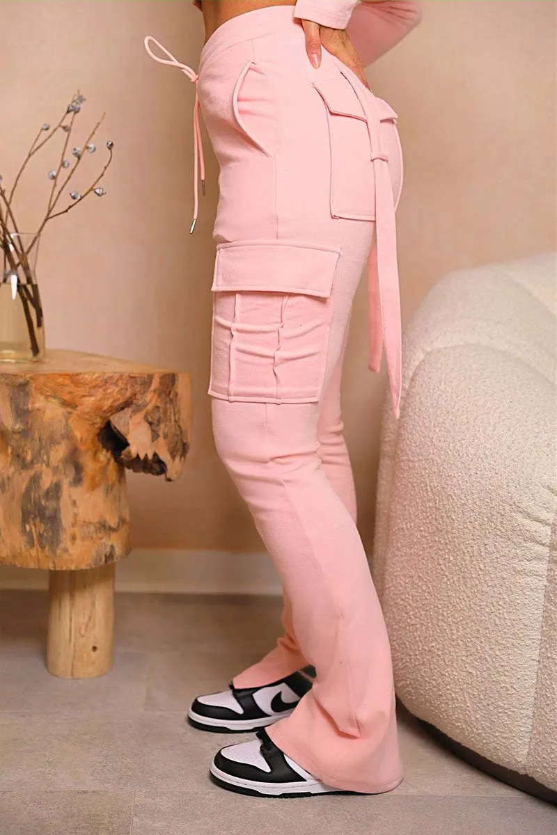 PI743 Drawstring Cargo Pants