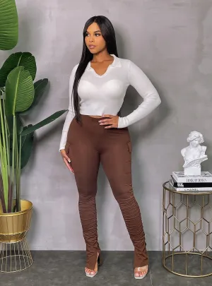 PL4328P-Cargo Stacked Pants