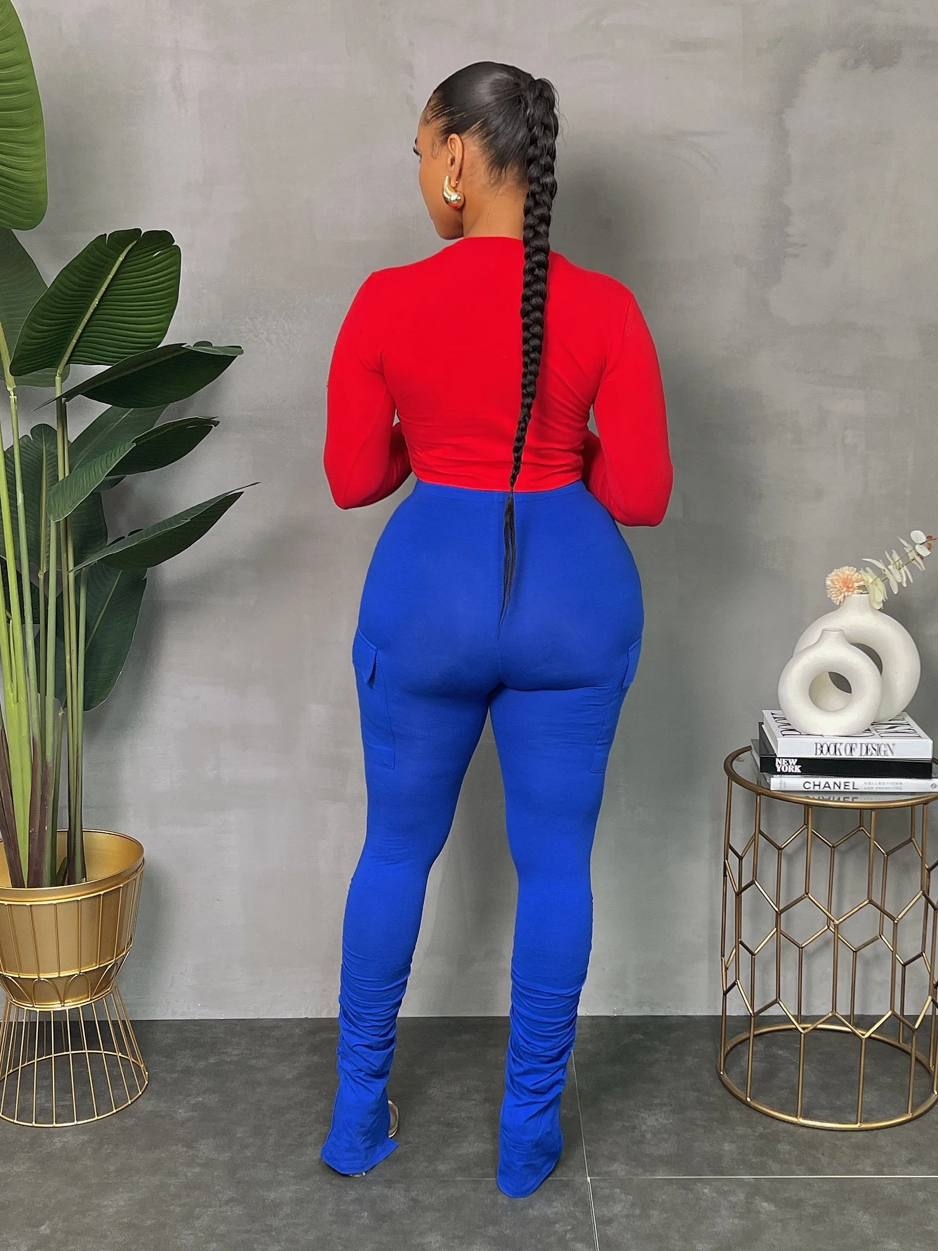 PL4328P-Cargo Stacked Pants