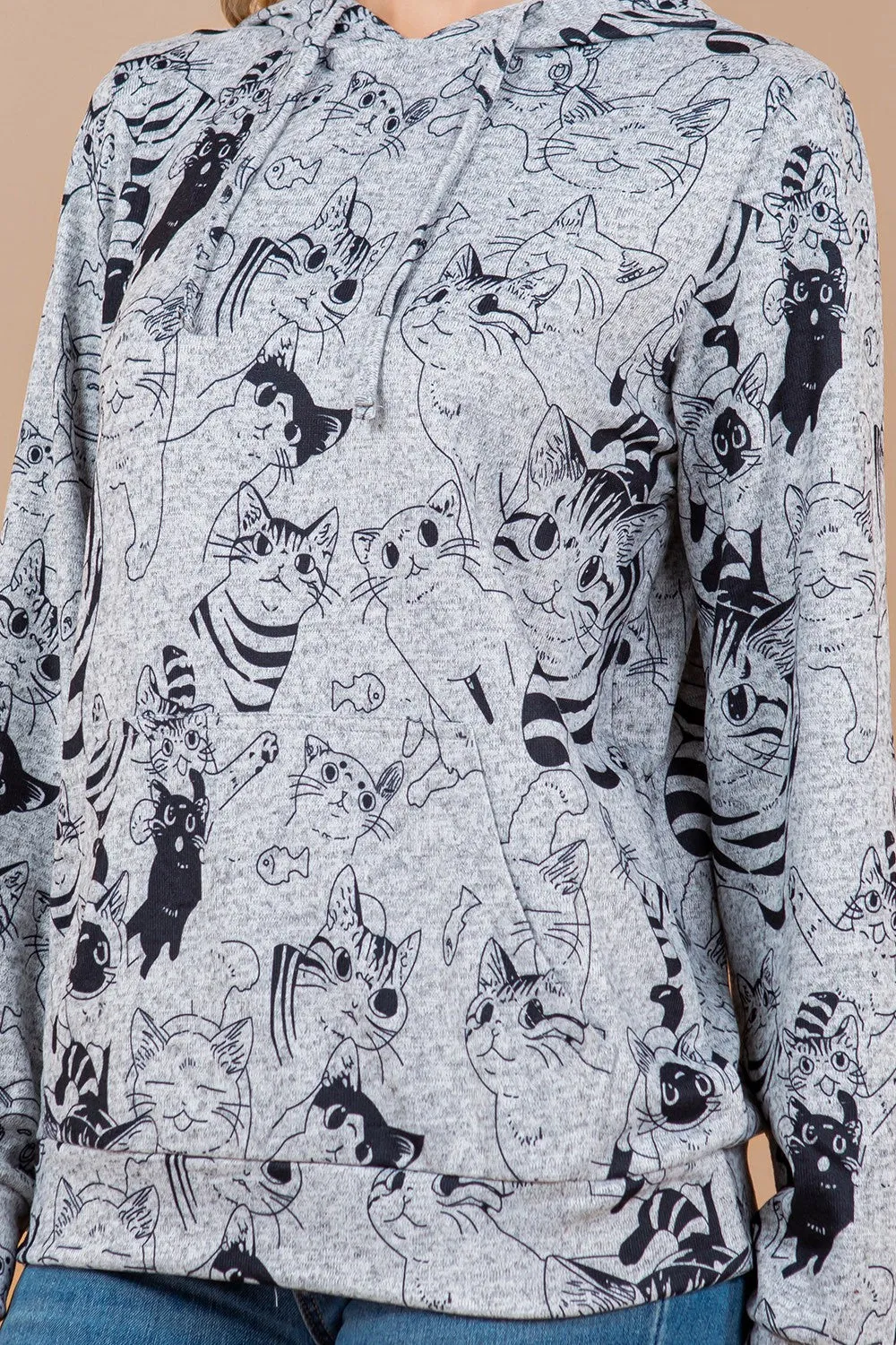 Playful Cat Hoodie