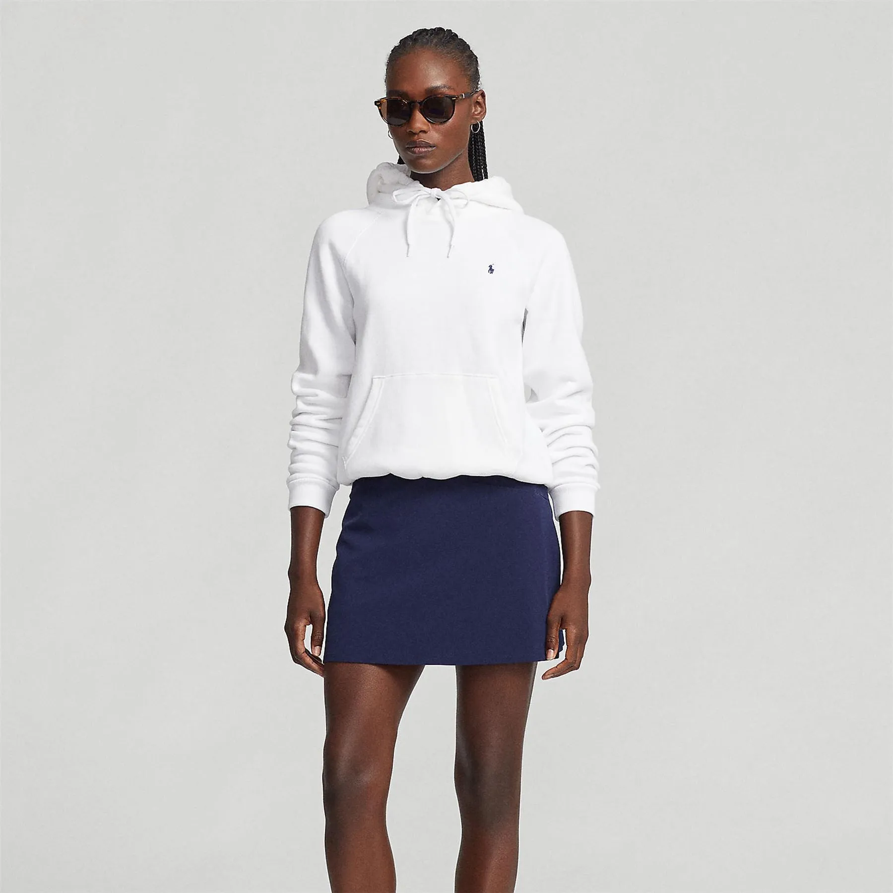 Pleated Aim Skort 15 Inch Refined Navy