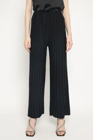 Pleated Pants in Black