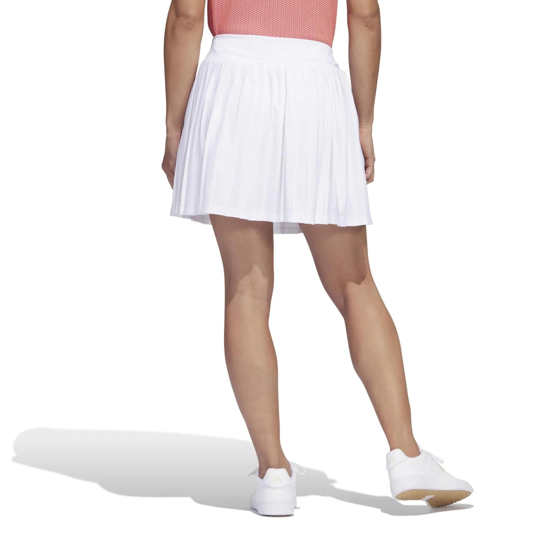 Pleated Skort White
