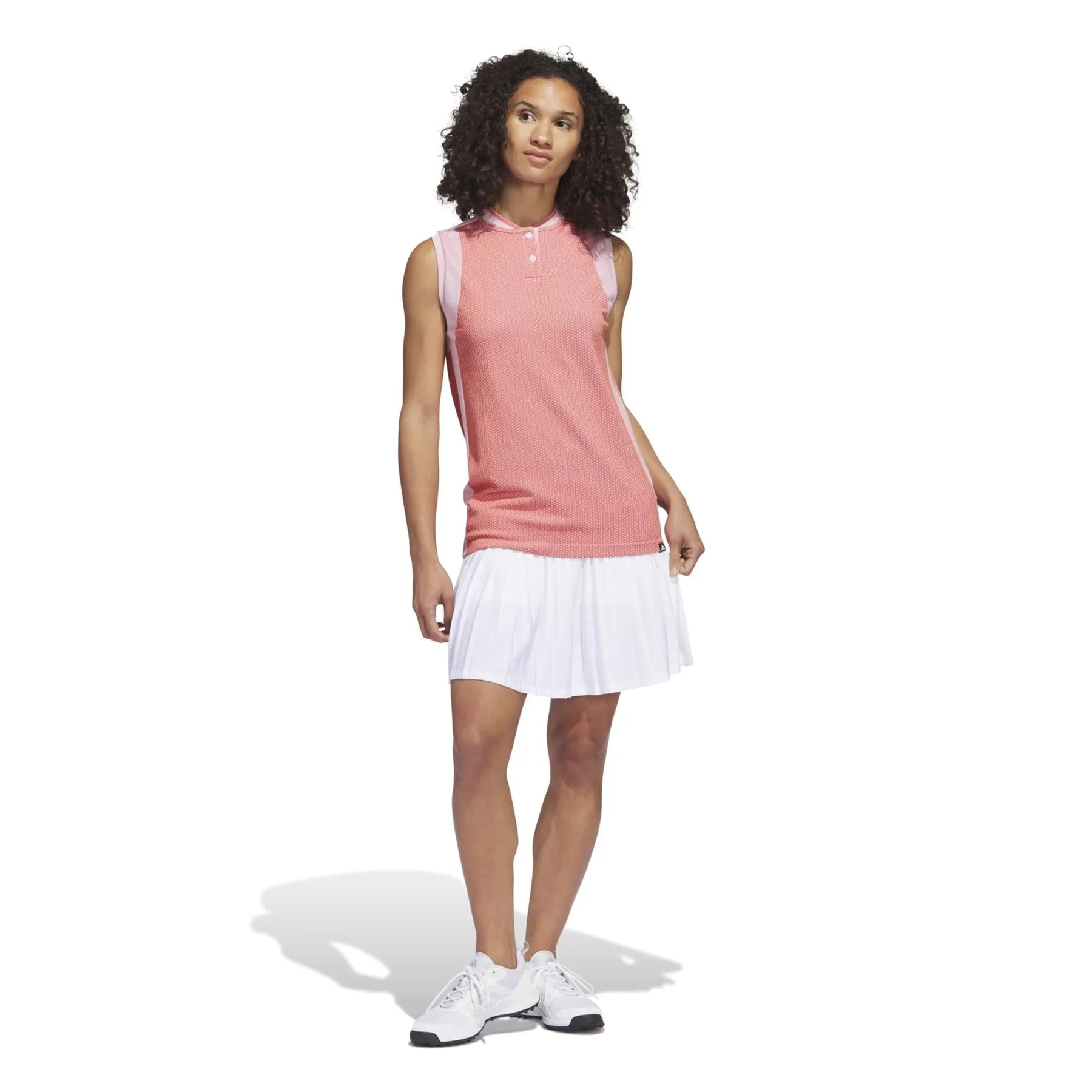 Pleated Skort White