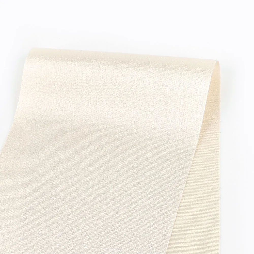 Poly Crepe Back Satin - Soy