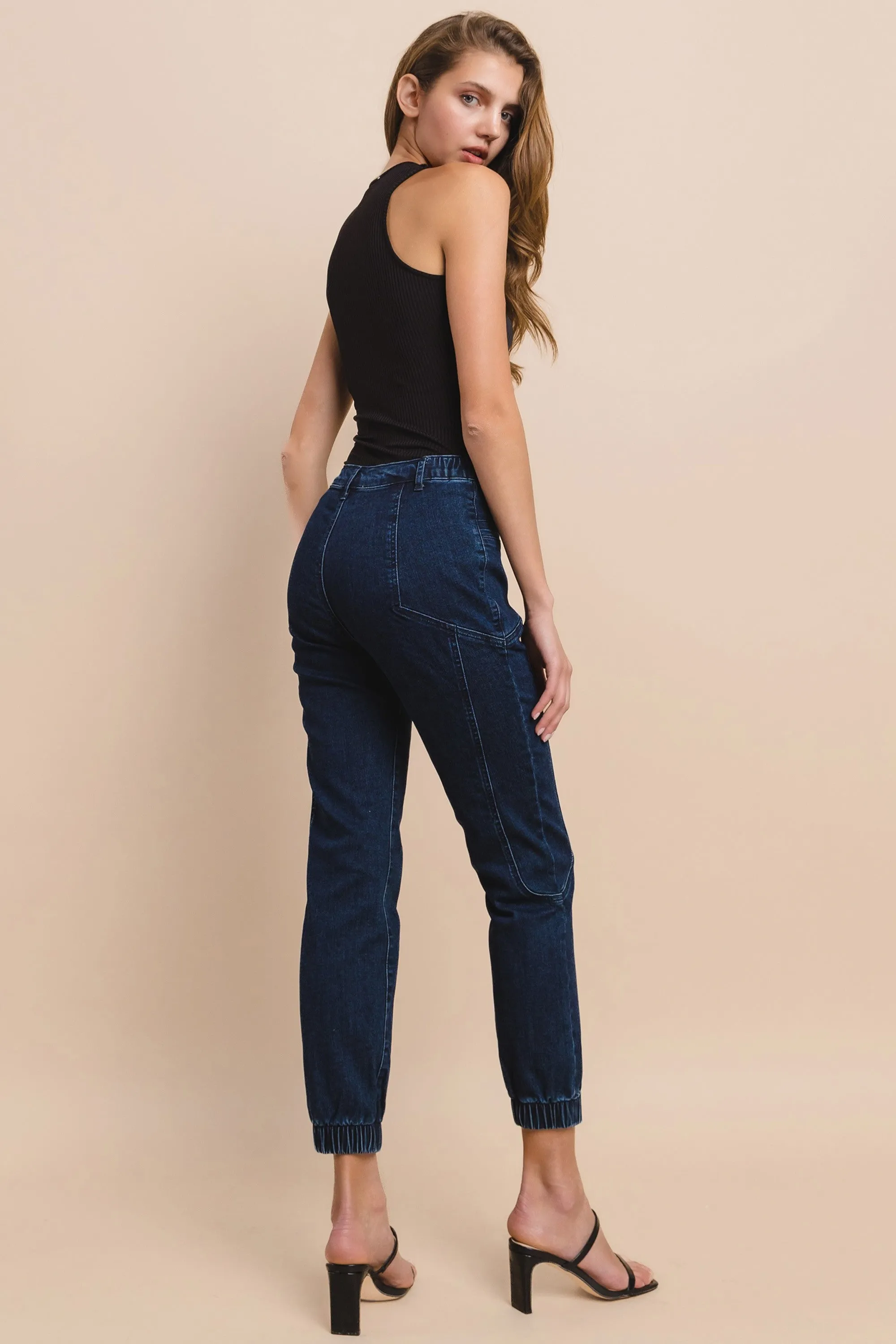 PREMIUM DENIM JOGGER PANTS W2462PIA