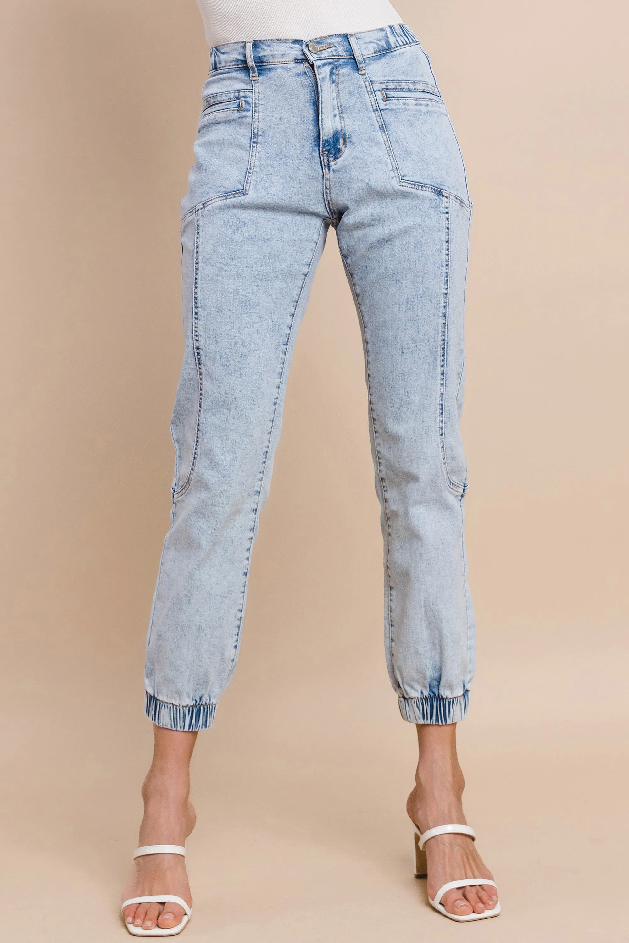 PREMIUM DENIM JOGGER PANTS W2462PIA