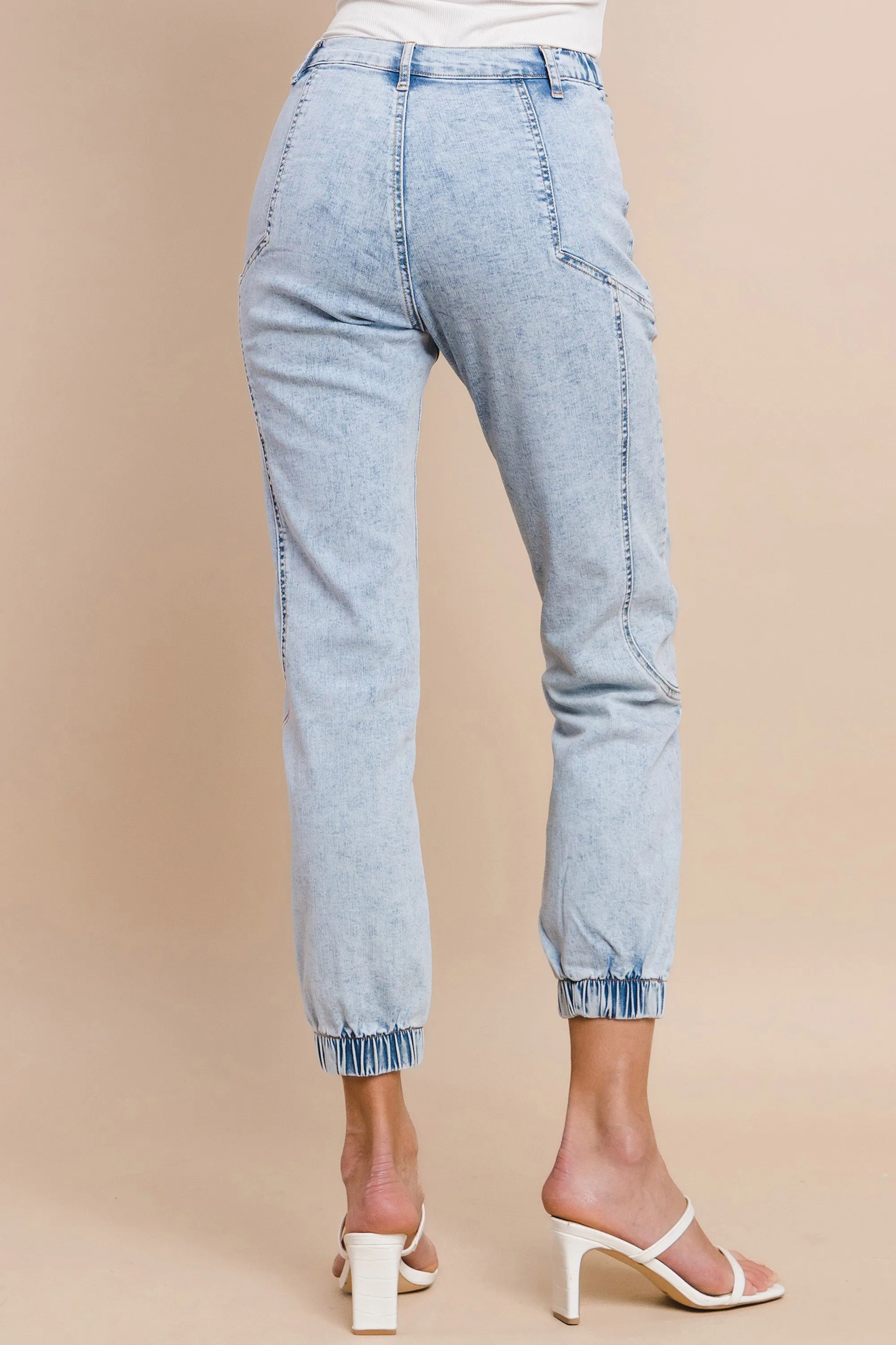 PREMIUM DENIM JOGGER PANTS W2462PIA