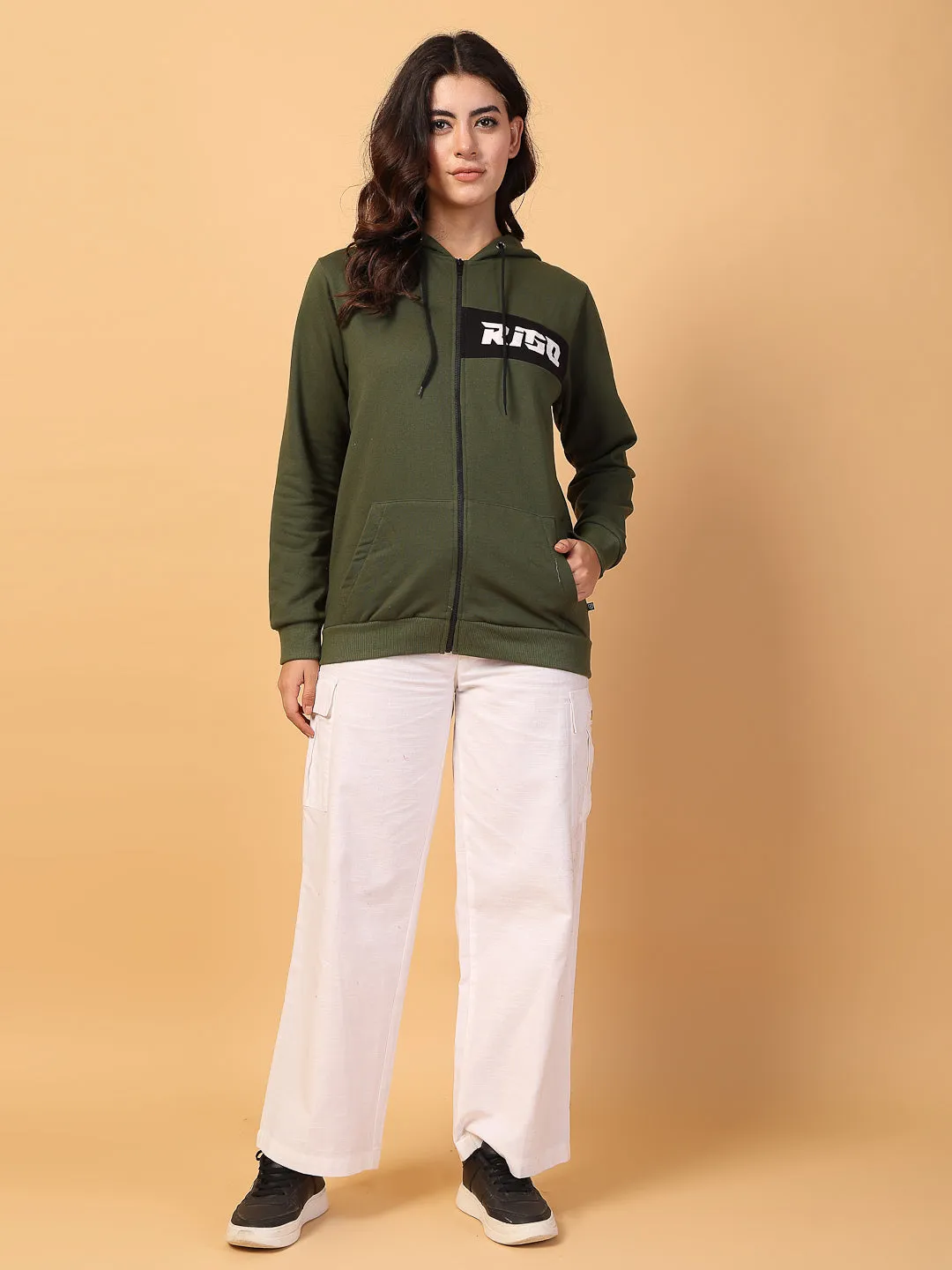 Puff Print Oversized Hoodie