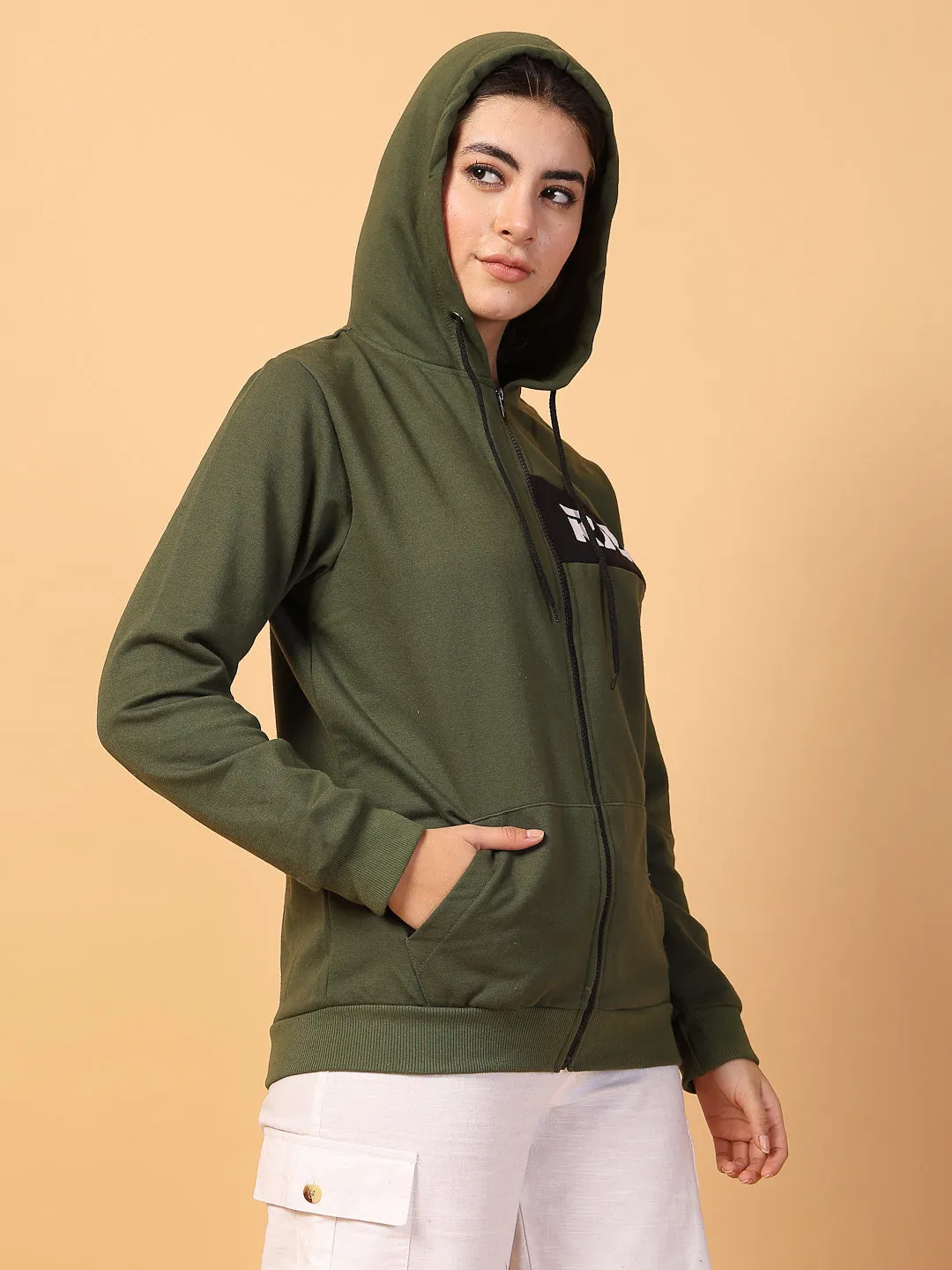 Puff Print Oversized Hoodie