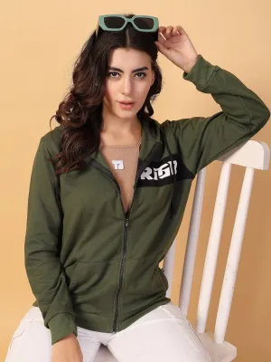 Puff Print Oversized Hoodie